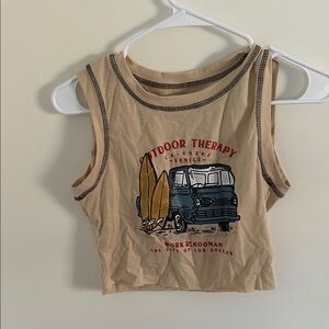 Outdoor Therapy Tan Tank Top